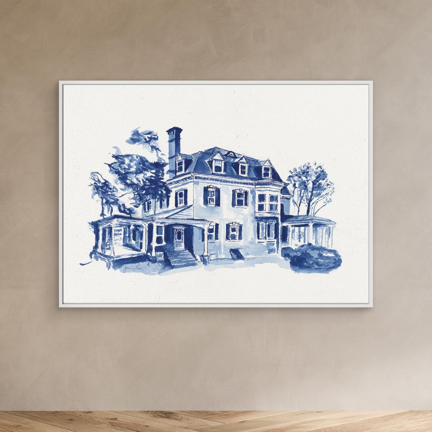 Villanova University, Gallagher Hall, canvas print