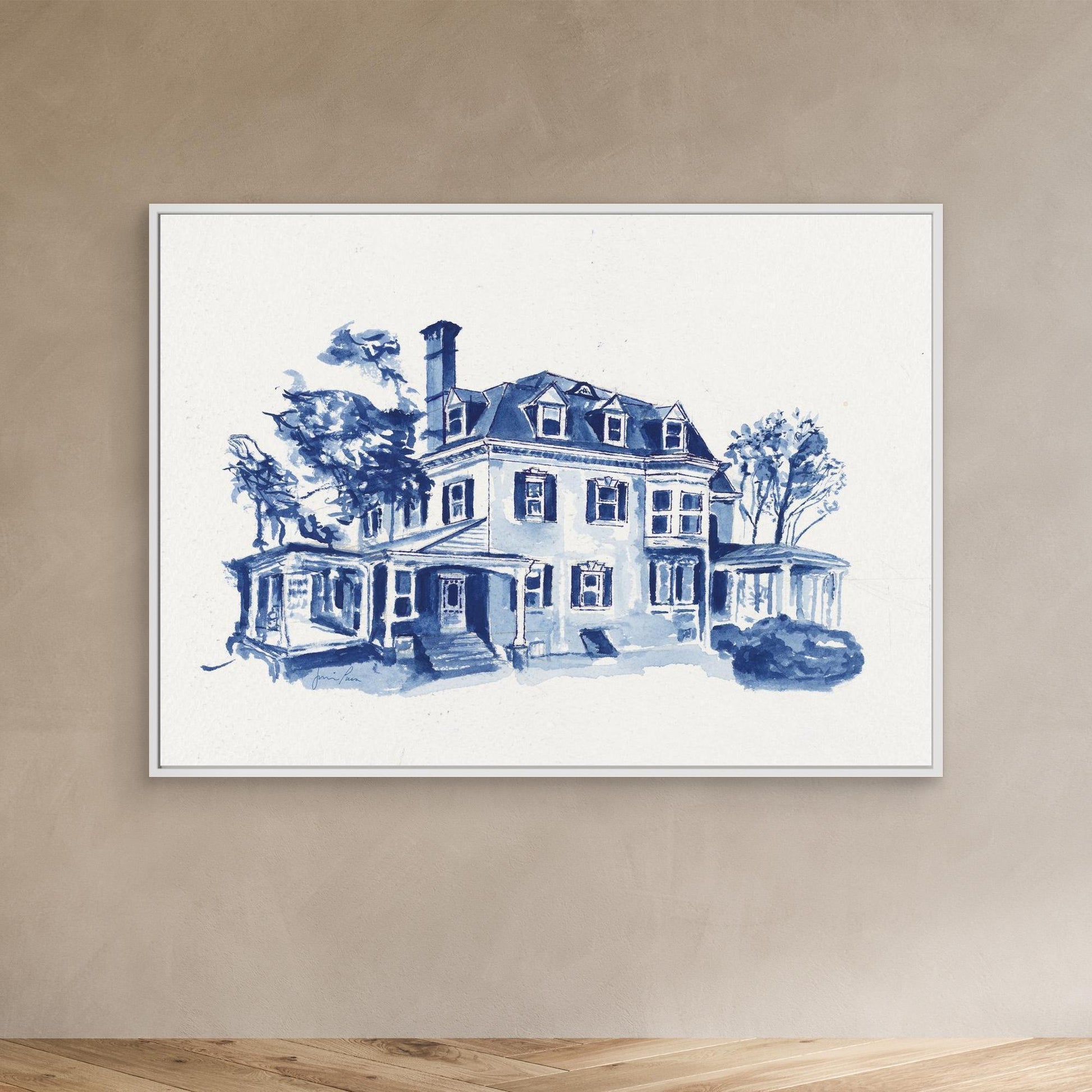 Villanova University, Gallagher Hall, canvas print