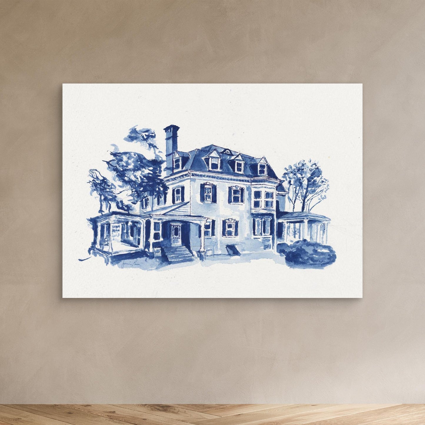 Villanova University, Gallagher Hall, canvas print