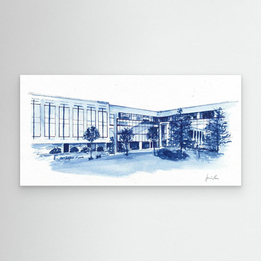 Widger School of Law, canvas print - Villanova University wall art