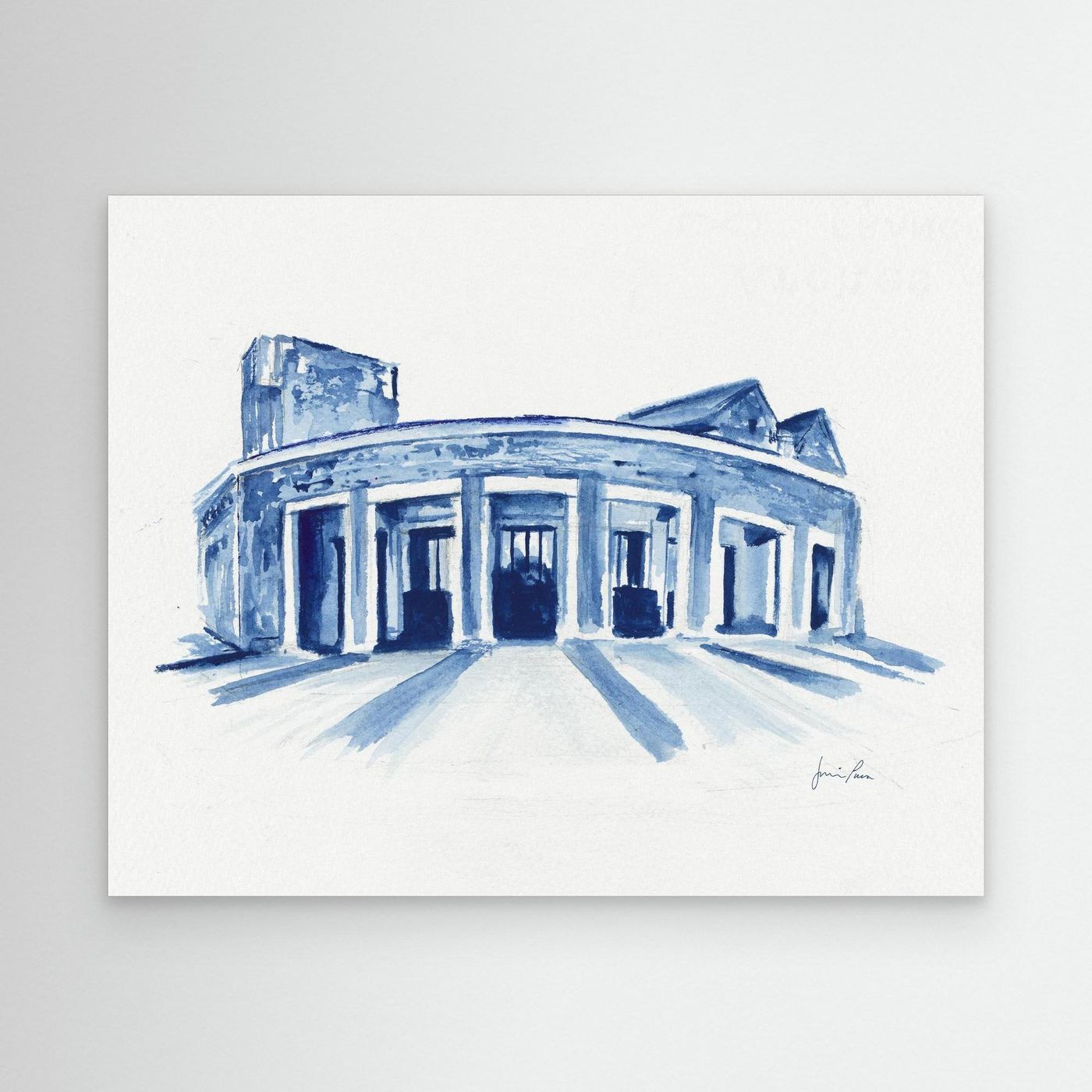 Mullen Performing Arts Center, canvas print - Villanova University wall art