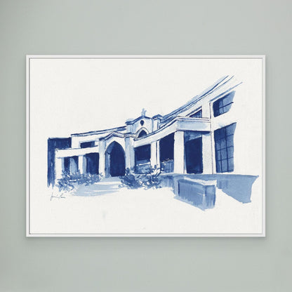 Bartley Hall,  canvas print - Villanova University wall art