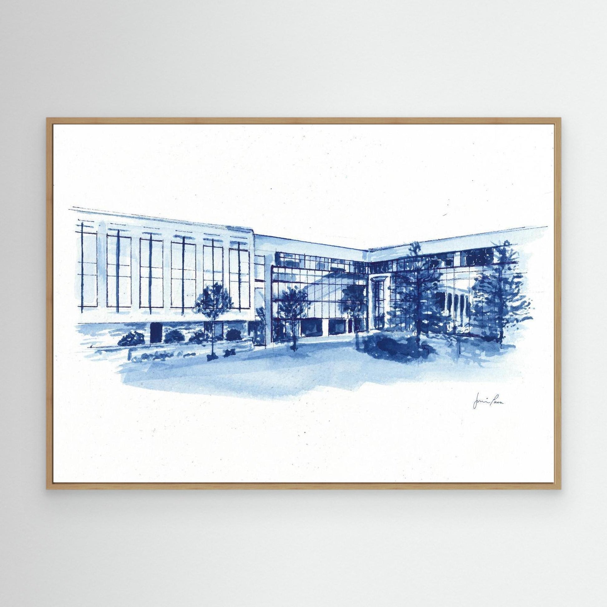 Villanova University, Widger School of Law, canvas print