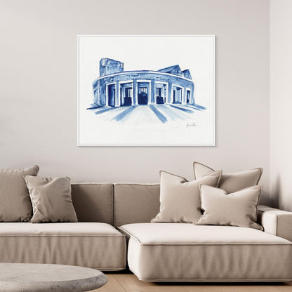 Mullen Performing Arts Center, canvas print - Villanova University wall art