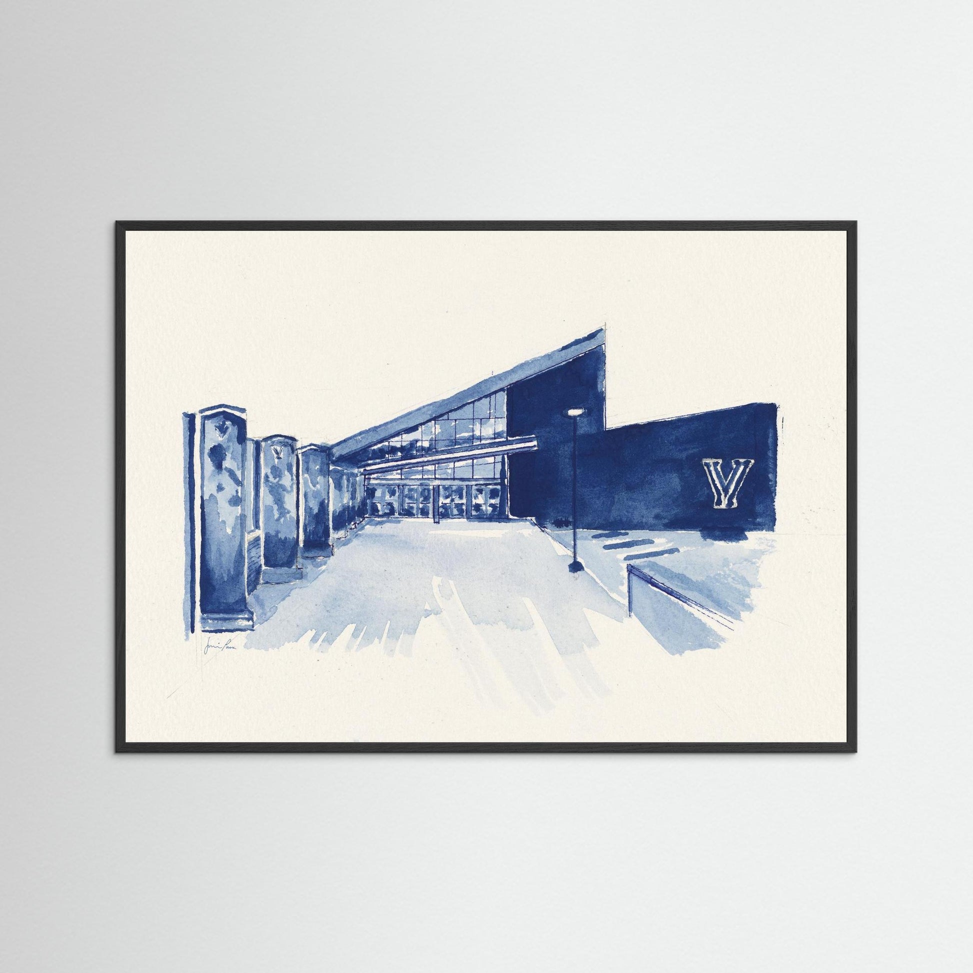 Villanova University, Finneran Pavilion, archival print