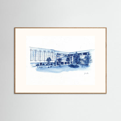 Villanova University, Widger School of Law, archival print