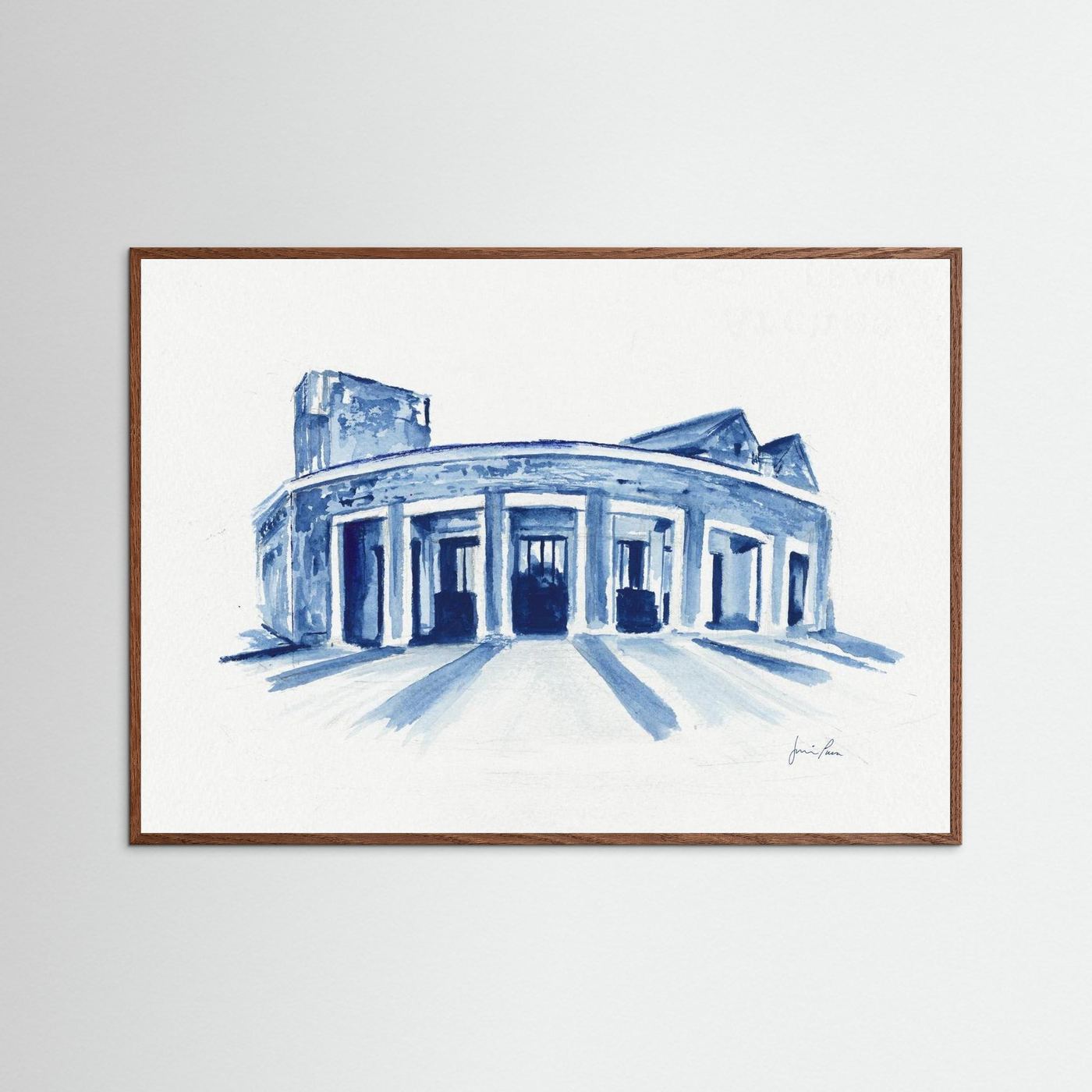 Mullen Performing Arts Center, art print - Villanova University wall art